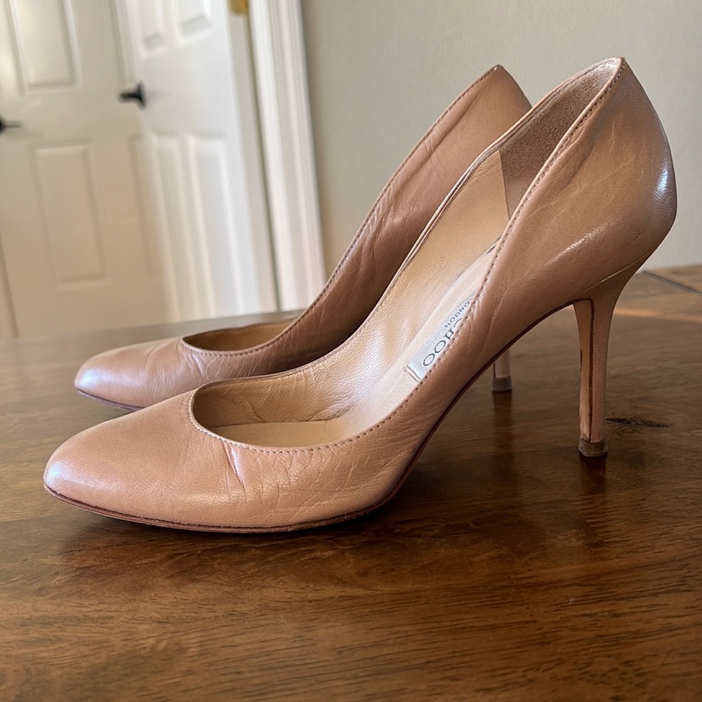 Jimmy Choo neutral heels